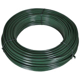 Chain Link Fence with Posts Spike Steel 1.5x15 m - Low Angle