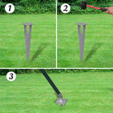 Chain Link Fence with Posts Spike Steel 1.25x25 m