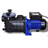 Swimming Pool Pump Electric 500W Blue - Front View