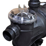 Swimming Pool Pump Electric 800W Blue - Top-Down View