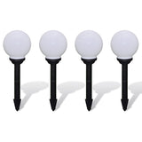 Outdoor Pathway Lamps 4 pcs LED 15 cm with Ground Spike
