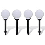 Outdoor Pathway Lamps 4 pcs LED 15 cm with Ground Spike