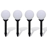 Outdoor Pathway Lamps 4 pcs LED 15 cm with Ground Spike - Front View