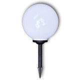 Outdoor Pathway Lamps 2 pcs LED 30 cm with Ground Spike - Top-Down View