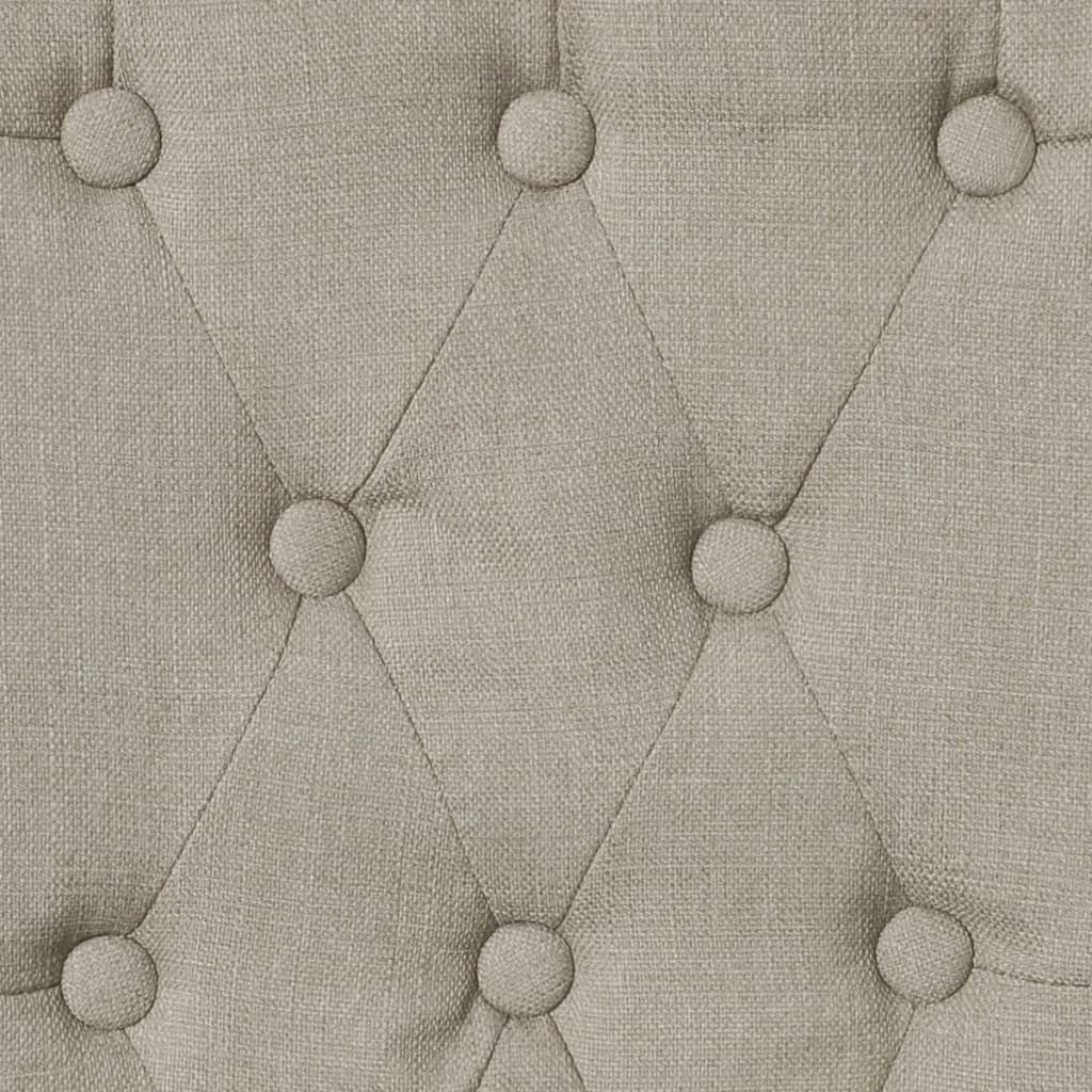 Dining Chairs 6 pcs Camel Fabric