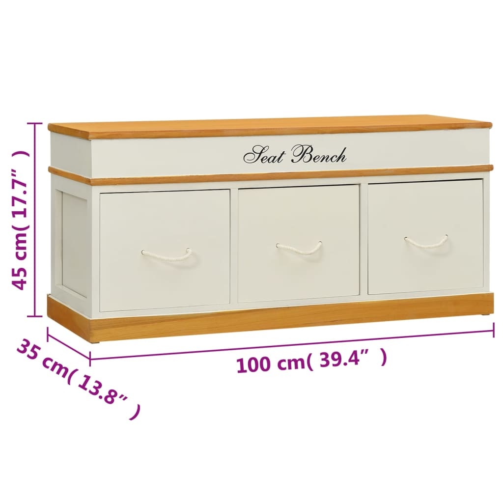 Storage Bench Shoe Cabinet Entryway Bench