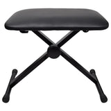 Adjustable Keyboard & Piano Stool Foldable - Side View