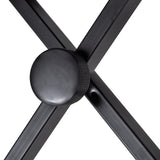 Adjustable Keyboard & Piano Stool Foldable - Rear View