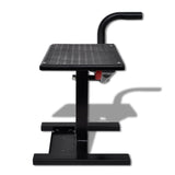 Professional Motorbike Lift Stand Black - Front View