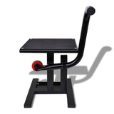Professional Motorbike Lift Stand Black - Side View