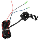 Electric Winch 1360 KG Plate Roller Fairlead Wireless Remote Control - Rear View
