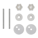 Toilet Seats with Soft Close Lids MDF White - Low Angle