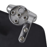 Toilet Seats with Soft Close Lids MDF Black - Close-Up Angle