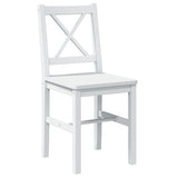 5 Piece Dining Set White