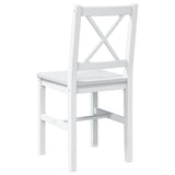 5 Piece Dining Set White