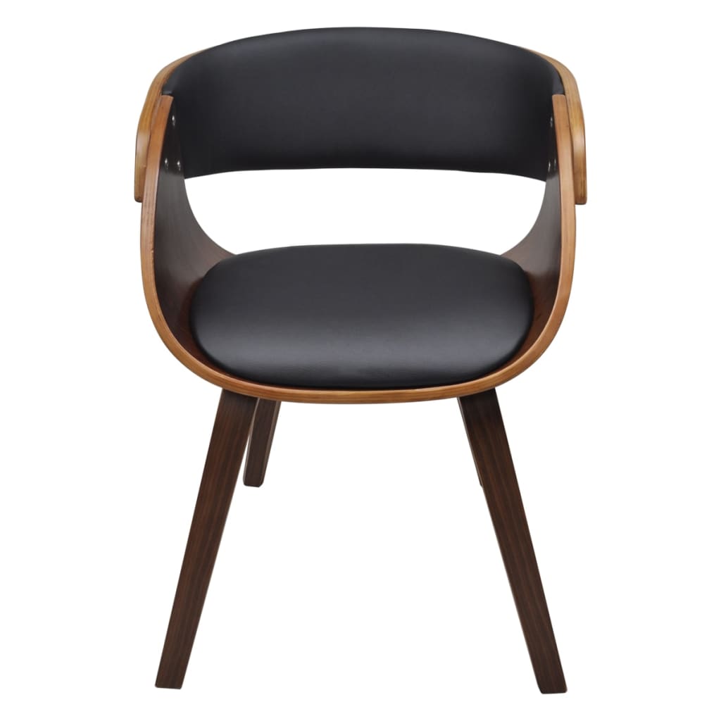 Dining Chairs 6 pcs Brown Faux Leather