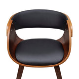 Dining Chairs 6 pcs Brown Faux Leather