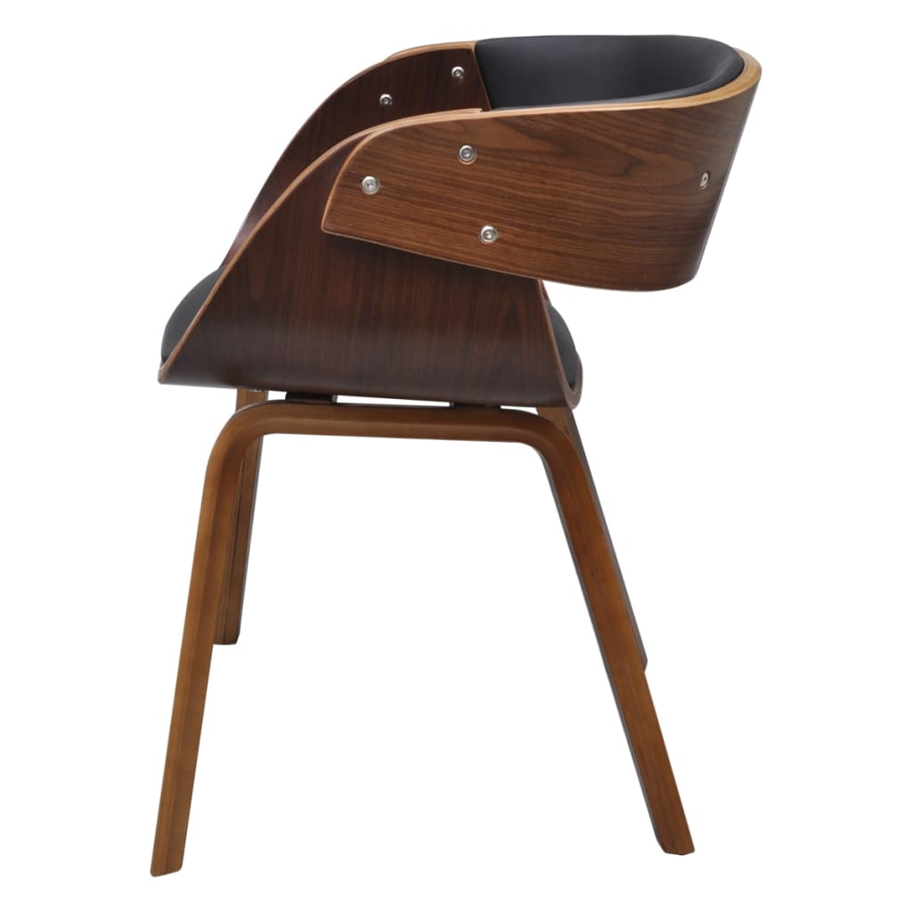 Dining Chairs 6 pcs Brown Faux Leather