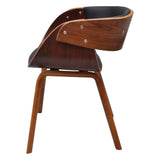 Dining Chairs 6 pcs Brown Faux Leather