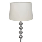 Floor Lamp Shade with High Stand 4 Ball Stack Decoration White