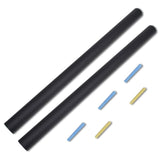 Wall Sticker Blackboard 0.6 x 3 m 2 Rolls with Chalks - 45-Degree Angle