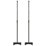 Universal Speaker Stand 2 pcs Black - Front View