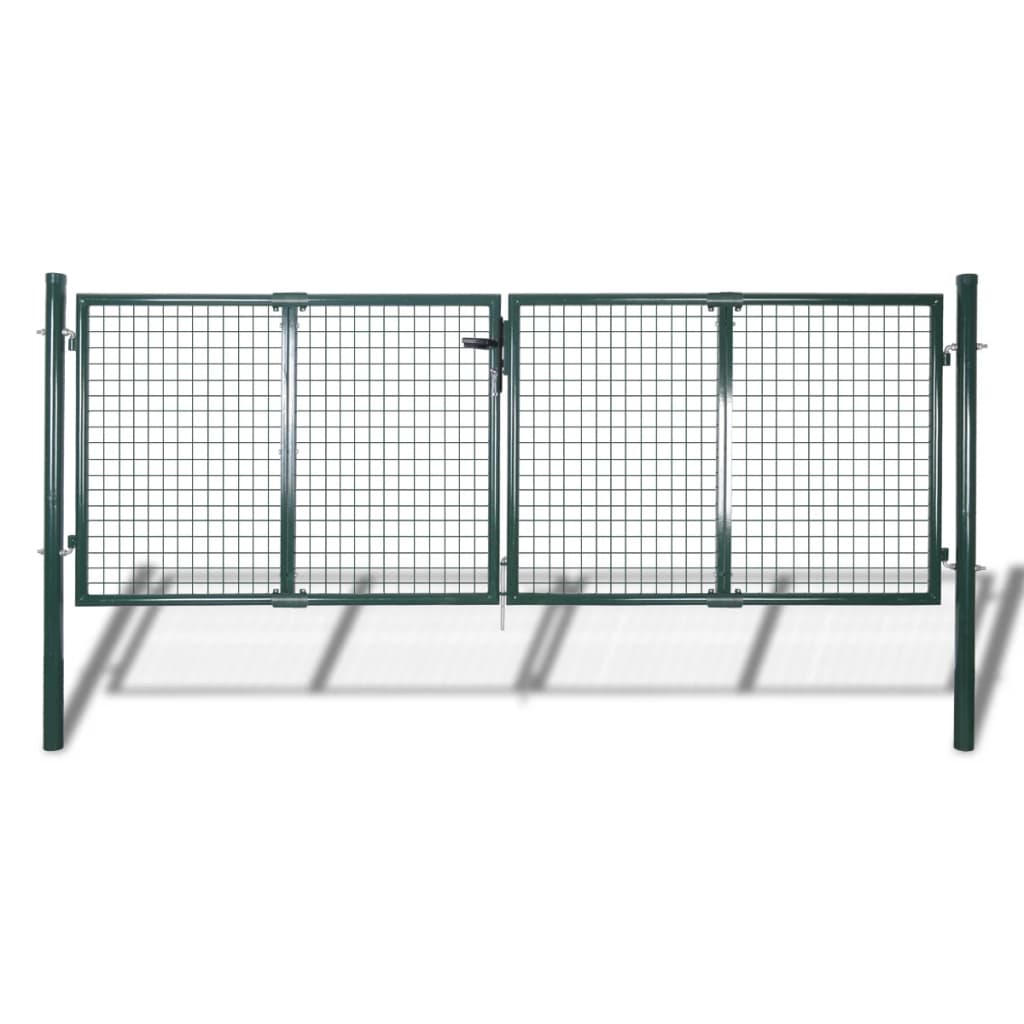 Garden Mesh Gate Fence Door Wall Grille 300x75 cm
