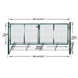 Garden Mesh Gate Fence Door Wall Grille 300x75 cm - Extra Image