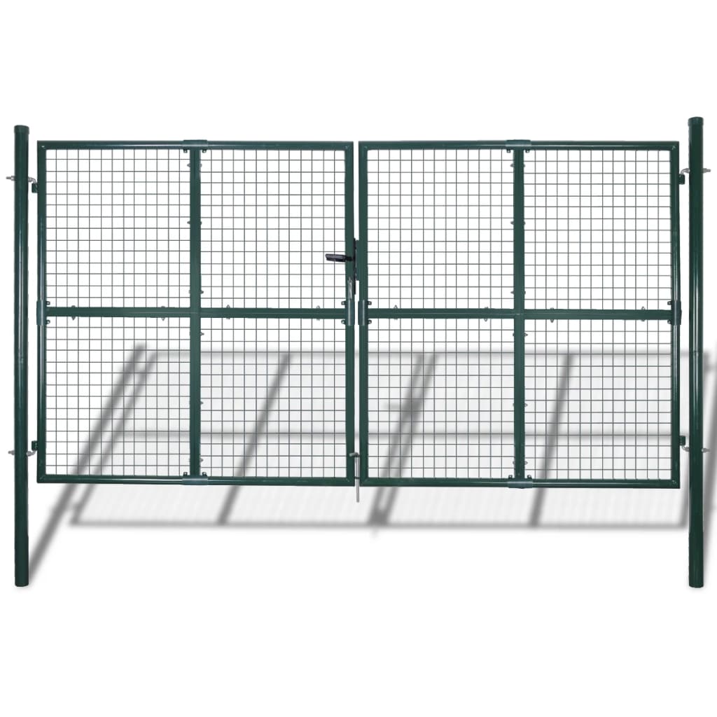 Garden Mesh Gate Fence Door Wall Grille 300x175 cm