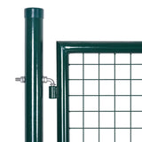 Garden Mesh Gate Fence Door Wall Grille 100x150 cm - Side View