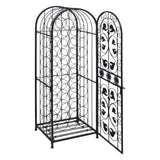 Wine Rack for 45 Bottles Metal - Front View