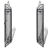 Ornamental Garden Gate Wrought Iron 122x20.5x134 cm