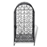 Wine Rack for 35 Bottles Metal - Side View