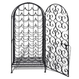 Wine Rack for 35 Bottles Metal - 45-Degree Angle