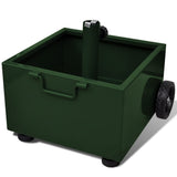 Outdoor Umbrella Stand Green - Side View