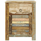 End Table with 1 Drawer 1 Door Reclaimed Wood