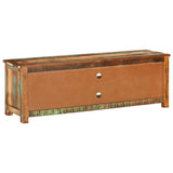 Reclaimed Wood TV Cabinet TV Stand 4 Drawers - Top-Down View