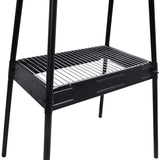 Rectangular Barbecue Electric BBQ Stand Grill Garden - Side View