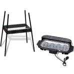 Rectangular Barbecue Electric BBQ Stand Grill Garden