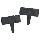 Plastic Garden / Lawn Fence Stone Look 41 pcs 10 m - 45-Degree Angle