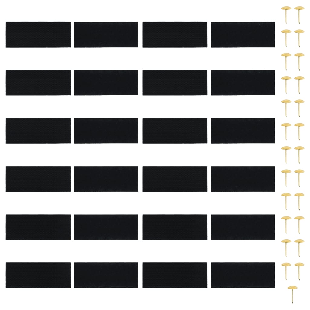 Insect Door Curtain 210 X 100 Cm 2 Pcs Magnet Black