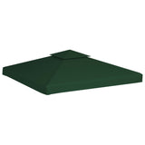 Water-proof Gazebo Cover Canopy 310 g / m² Green 3 x 3 m - Front View