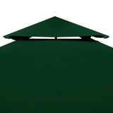 Water-proof Gazebo Cover Canopy 310 g / m² Green 3 x 3 m - Side View