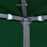Water-proof Gazebo Cover Canopy 310 g / m² Green 3 x 3 m - Top-Down View