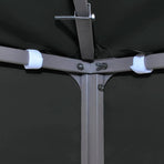 Water-proof Gazebo Cover Canopy 310 g / m² Dark Grey 3 x 3 m