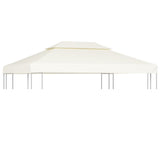 Water-proof Gazebo Cover Canopy 310 g / m² Cream White 3 x 4 m