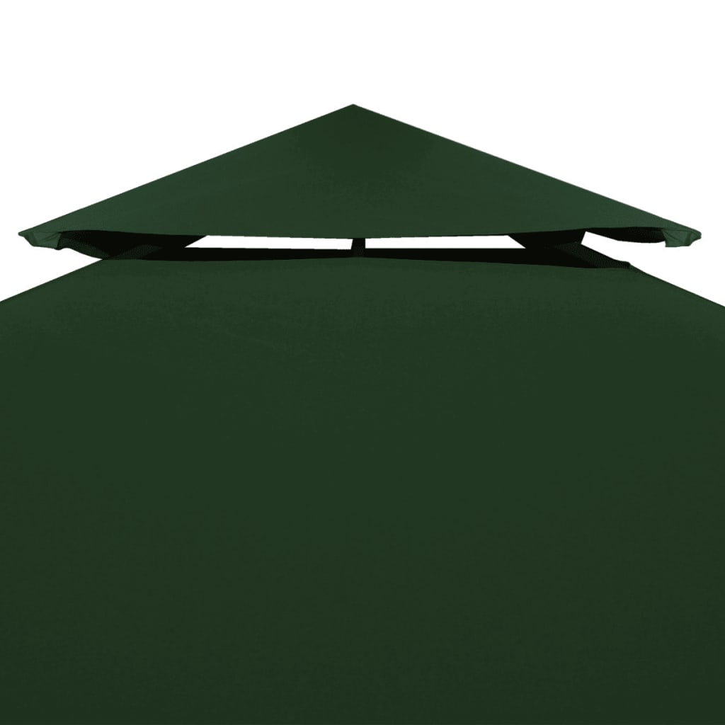 Water-proof Gazebo Cover Canopy 310 g / m² Green 3 x 4 m