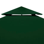 Water-proof Gazebo Cover Canopy 310 g / m² Green 3 x 4 m
