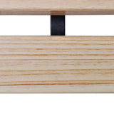 Children Garden Bench 84 cm Wood - Top-Down View