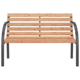 Garden Bench 120 cm Wood and Iron